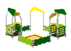 Children's Play Complex "Sand Pit" Romana 109.38.00