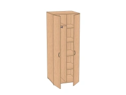 2-Door Wardrobe for Clothes and Linens AШПБ-70