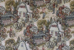 Jacquard Furniture Fabric with Trademark "UUU" Art. 300108