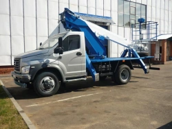 Hydraulic Aerial Work Platform AGP 47122, Model 47122H on GAZ C41R16 Chassis