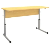 Two-Seat Non-Adjustable Student Desk, Model SU-DR4-6