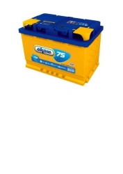 Lead-Acid Starter Battery 12V 75Ah for Automotive Use - 6СТ-75VL