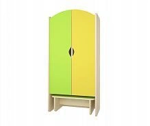 Children's Wardrobe with Bench for Two