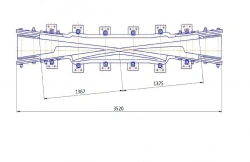 R65 Type Cross Joint Model 2/9 Project 1684.01.000