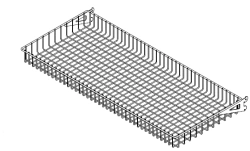 Retail Display Basket for Shelving 100x100x100 - 600x310x1325