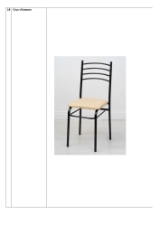 Patrick Chair - Metal Frame, Faux Leather & Laminated Board