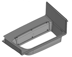 Polyester Glass Fiber Vehicle Rear Fairing Assembly 5299-403-5602010-32