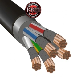 Fire-Resistant Power Cable with Copper Conductors 5x10mm² for 0.66kV Applications
