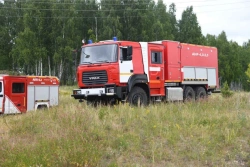 Firefighting Pump Hose Vehicle ANR 130-4.0-2.5, Type 58810, Mod. 58810P on Ural-63701-1951 Chassis