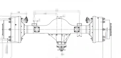 Front Drive Axle for Agricultural Tractors CI.LU.021123.486