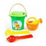 Children's Play Set with Bucket, Flower Sieve, and Tools - Model 4535