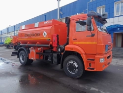 Fuel Tanker Truck ATZ-10.5 TK142010 for KAMAZ Chassis