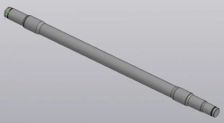 Tram Axle VГКП 74.15.20.001 for Modern Tram Cars