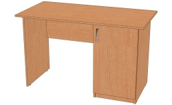 Rectangular Writing Desk with One Pedestal - Model SP-2
