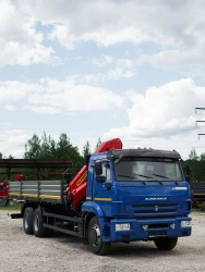 Multi-Functional Vehicle with Hydraulic Crane KMA on KAMAZ 43118 Base 41K32N-U2