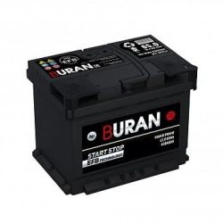Lead Acid Starter Battery for Internal Combustion Engines 12V BURAN EFB