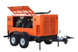 Portable Diesel Compressor Station ZIF-PV 12/1.2 (ARM9-36) on Trailer