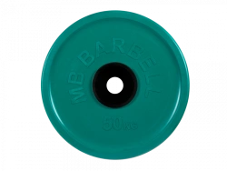 Rubber Coated Euro Classic Disc, Green, 51mm, 50kg