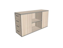 Combination Cabinet with Drawers and Lock, 1408*430*750 mm, AsTO-3.z