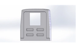 Polyester Fiberglass Rear Panel for Vehicles 42111М-5303105