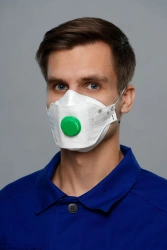 Filtering Half Mask for Aerosol Protection - Respirator "SPIRO-412" FFP2 NR D