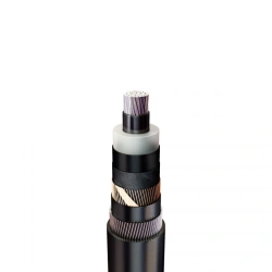 Aluminum Power Cable A2X.. with XLPE Insulation, Single-Core, Wire Armored, PE Sheath