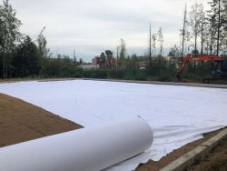 Non-Woven Geotextile Fabric for Road Construction and Pipeline Ballasting, Surface Density 70-150 g