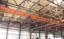 Electric Single-Girder Overhead Crane for Construction and Loading