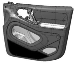 Right Front Door Trim Assembly for M1 and N1 Vehicles 98006934ZD