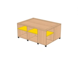 Gaming Table with Horizontal Edges SI2