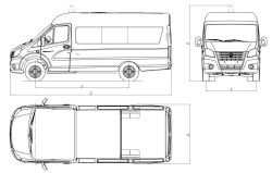 Two-Fuel Cargo Truck with CNG Engine Model 3008FP for Dangerous Goods