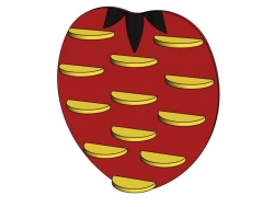 Craft Display Stand "Berry" for Kindergarten - Model SЖ13