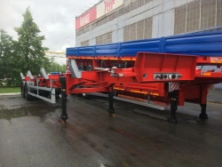 Politran Semi-Trailer 94169-010 with Plant Wheel Axle 1202-2410002 and 385/65R22.5 Tire