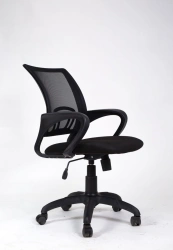 POLLO Metal Frame Chairs with Textile Upholstery and Plastic Elements