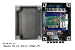 Industrial Managed Switch Relion SW-2G-4Poe+ 140W UPS