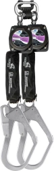 Two-Arm Fall Protection Device with Carabiner - NV-02, Model vpro HB02 duo 0051