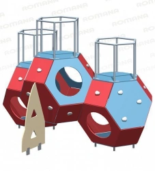 Children's Play Complex for Thematic Games and Physical Development - Romana 115.15.10-01