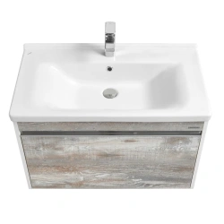 Aquaton Capri 80 Bathroom Sink Cabinet with Concrete Pine Finish 1A230201KPDA01.A230.2.01K.PDA.0