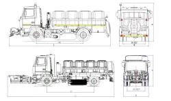Road Maintenance Machine with Summer Equipment Set MK-3532-04
