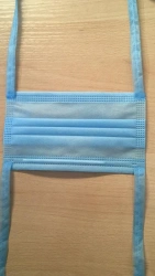 Disposable Non-Sterile Surgical Mask 3-Layer Blue 18x9 cm