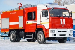 Firefighting Foam Vehicle APT (3.0-5.0)-40, Type 58816T, Modification APT (3.0-5.0)-40 on KAMAZ-53605-A5 Chassis