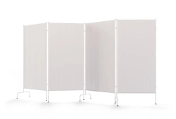 Medical Partition Screen 4ShM - Sectional, Without Wheels
