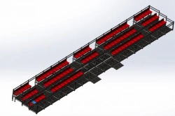 Modular Tribuna for Sports Facilities with Accessibility Features
