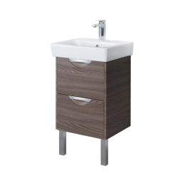 Compact Sink Cabinet Aquaton Silva 50 in Macchiato Oak (1A211701SIW501.A211.7.01S.IW5.0)
