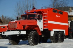 Firefighting Vehicle Hose AR-2, Type 58819, Modification 58814T on Ural-5557 Chassis