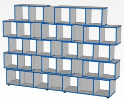 Modular Multi-Section Partition Cabinet CA25
