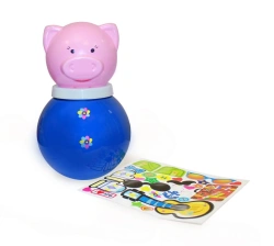 Wobble Toy with Stickers "Happy Pig" 1/9
