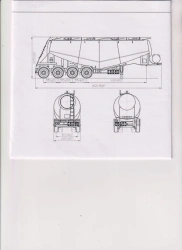 Bulk Material Semi-Trailer Tank CV-4