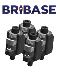 Set of 4 Ribbed Clamps for BriBase Vices, 50mm Height BB.VS.100.51.051