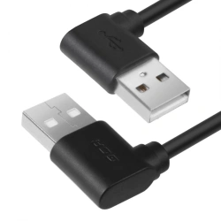 USB 2.0 Cable with Angled Connectors, Model GCR-AM11